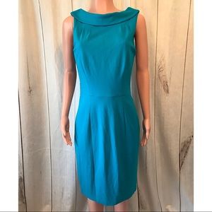 Women’s Cache Medium Blue Straight Midi Dress